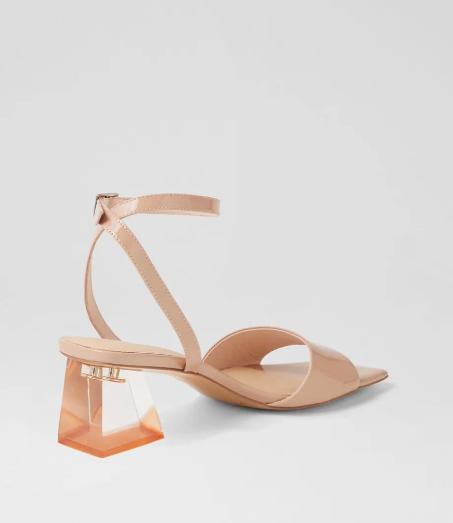 Rolo Cafe Patent Leather Sandals