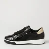 Rom 32 Schwarz Platino Leather Sneakers