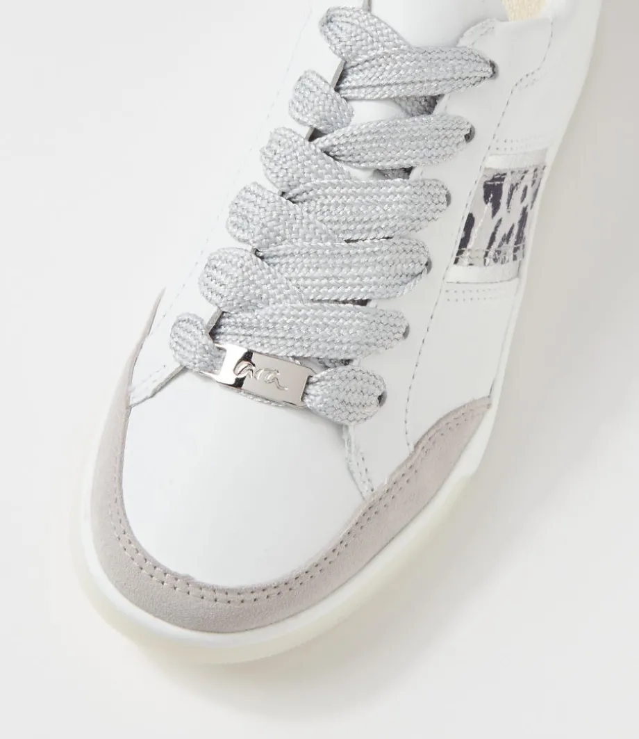 Rom 71 Weiss Silber Leather Sneakers