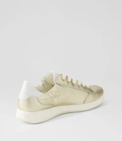 Roma 1 Platinum White Leather Sneakers