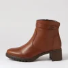 Ronda 11 Nut Leather Ankle Boots
