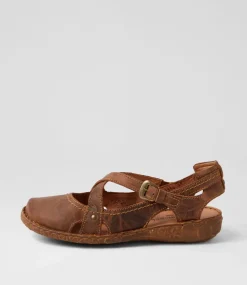 Rosalie 13 Brandy Leather Flat Shoes