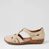 Rosalie 29 Creme Leather Flat Shoes