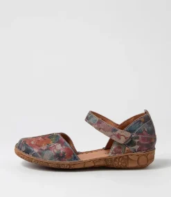 Rosalie 42 Graphit Leather Flat Shoes