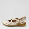 Rosalie 13 Weiss Multi Leather Flat Shoes