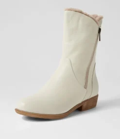 Rudo Almond Natural Leather Fur Calf Boots