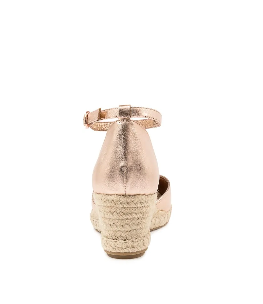 Rylen Dj Rose Gold Natural Rope Leather