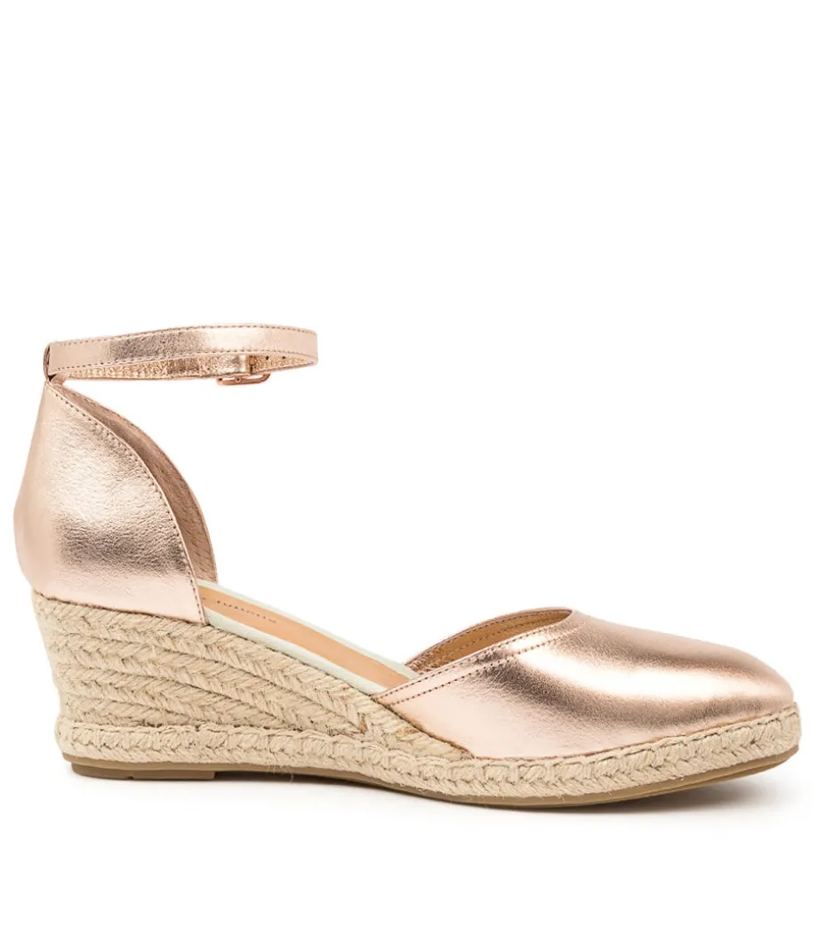 Rylen Dj Rose Gold Natural Rope Leather