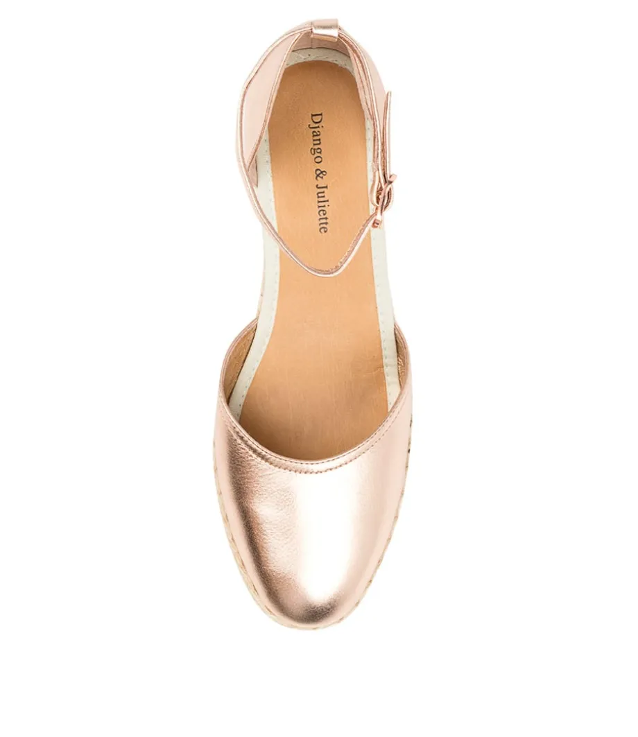 Rylen Dj Rose Gold Natural Rope Leather