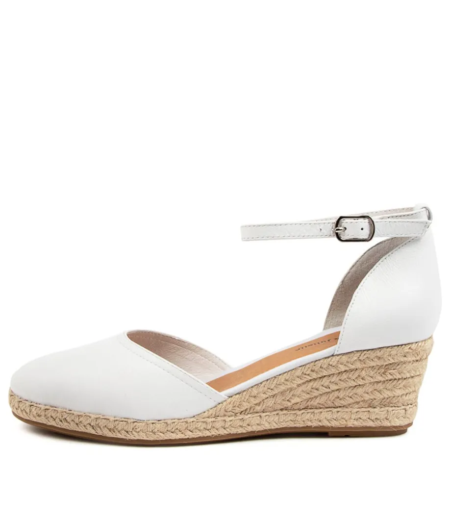 Rylen Dj White Natural Rope Leather