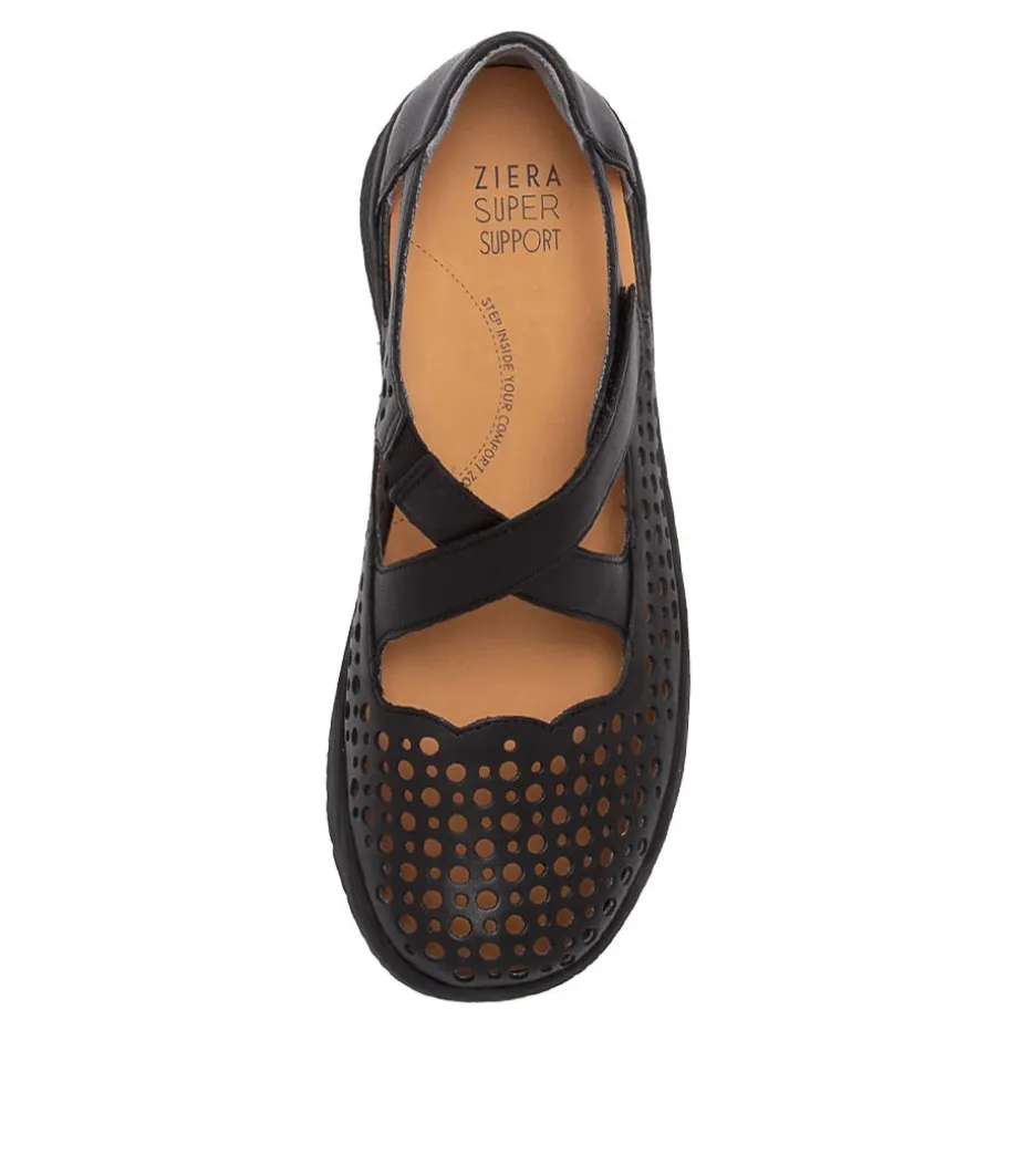 Sachet Xf Black Leather Flat Shoes Bs