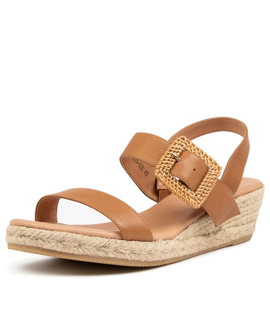 Samiya Lrg Dk Tan Leather
