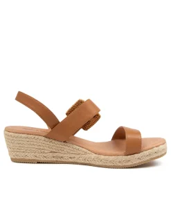 Samiya Lrg Dk Tan Leather
