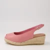 Saniarly Pink Natural Rope Leather Sandals