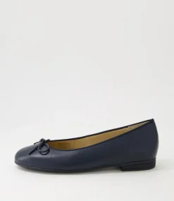 Sardinia 29 Blau Leather Ballet Flats