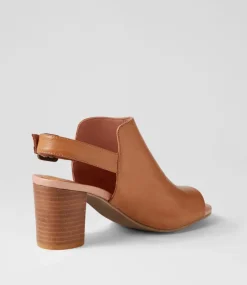 Sauda Tan Leather Sandals