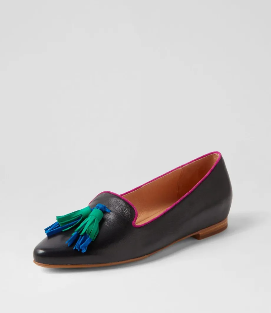 Sebras Black Multi Loafers