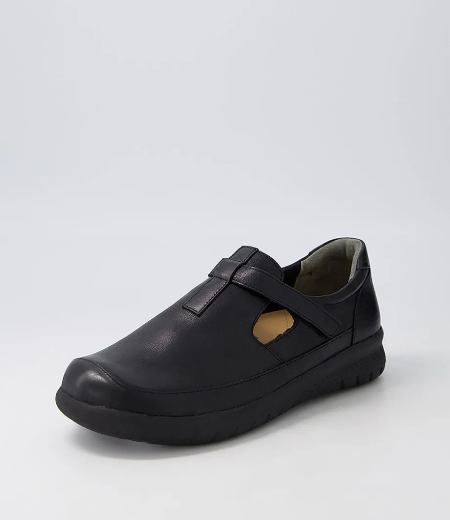 Seras Xf Black Leather Sneakers