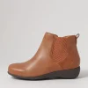 Shanghai Xf Tan Choc Leather Chelsea Boots