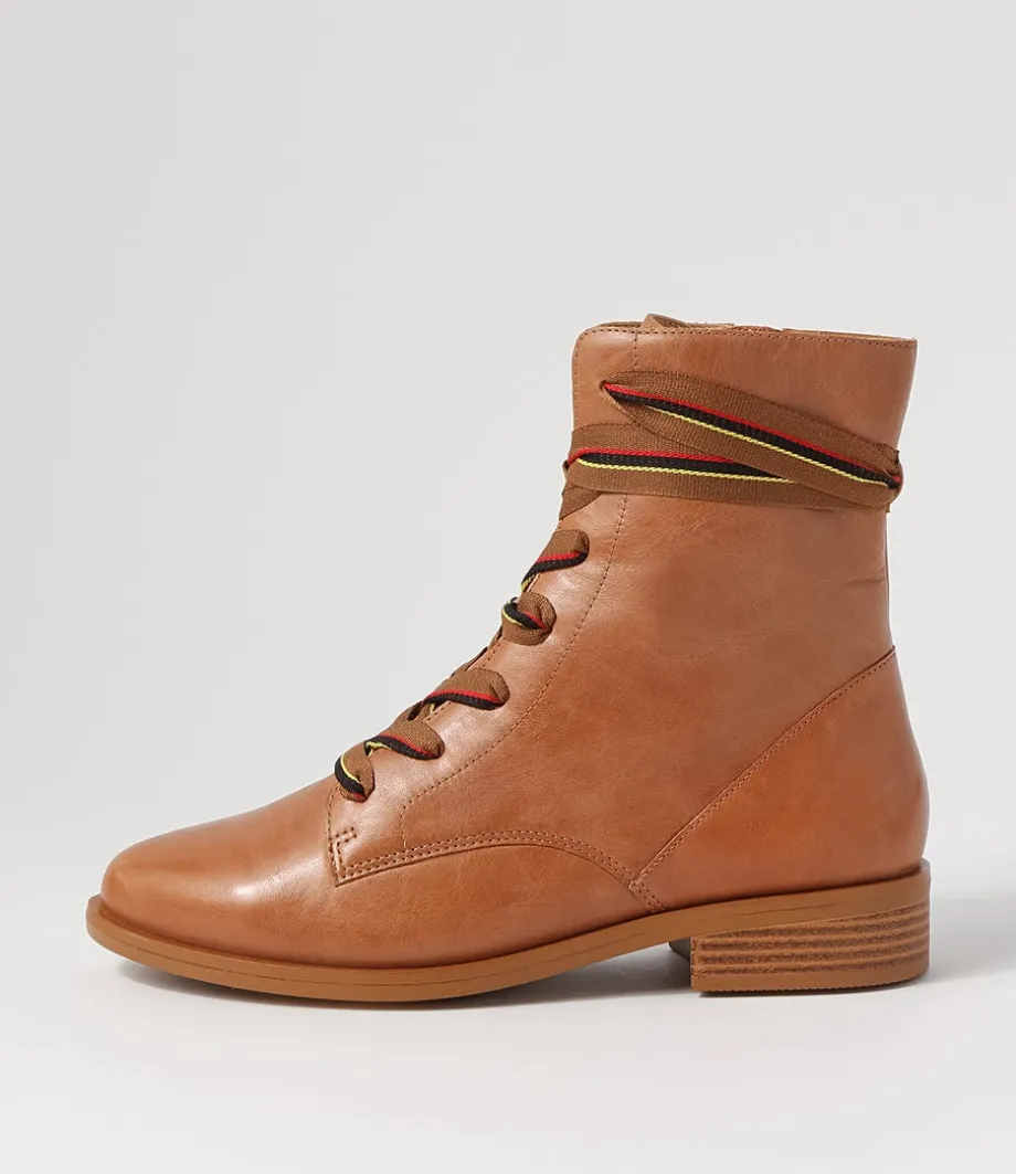 Sherril Xf Tan Leather Ankle Boots