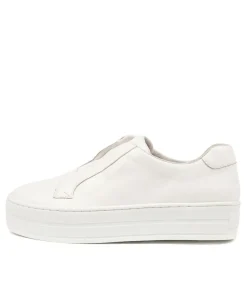 Shia White Leather