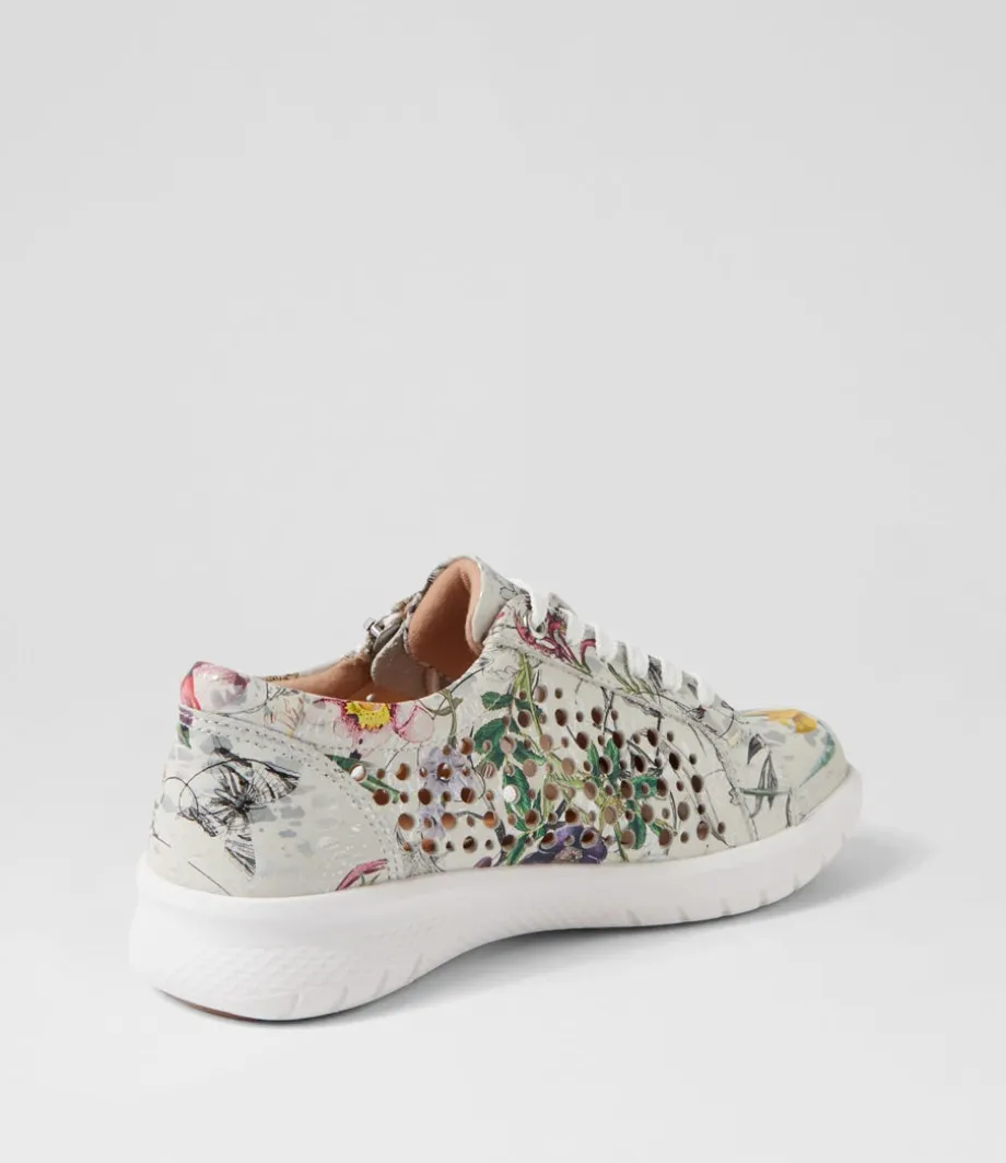 Shovo Xf White Fields Leather Sneakers