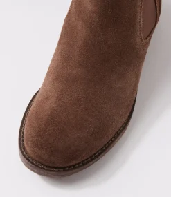 Sienna 35 Taupe Leather Chelsea Boots