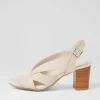 Simmie Vanilla Leather Sandals