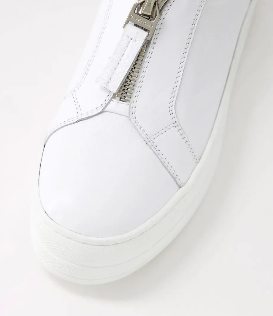Sippu White Leather Sneakers