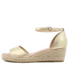 Skip Gold Natural Rope Leather Espadrilles
