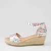Skip Silver Fuchsia Leather Espadrilles