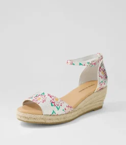Skip Silver Fuchsia Leather Espadrilles