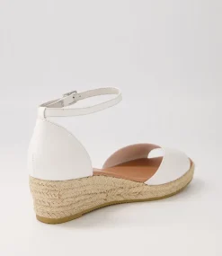 Skip White Natural Rope Leather Sandals
