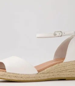 Skip White Natural Rope Leather Sandals