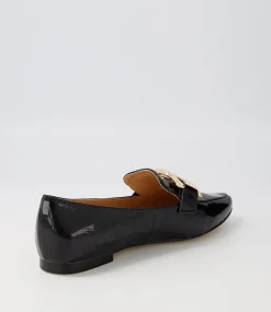 Socoro Black Patent Leather Loafers