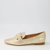 Socoro Gold Scratch Leather Loafers