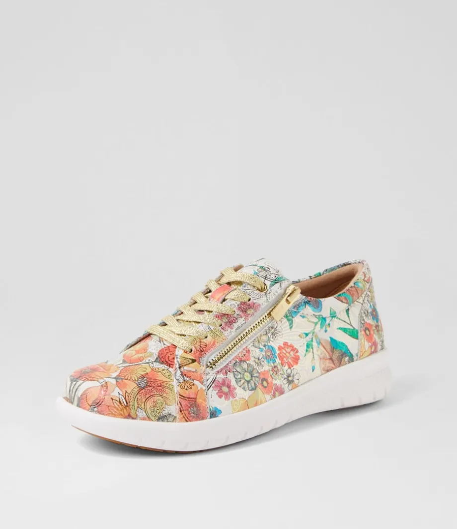 Solar Xf Spring Garden Leather Sneakers