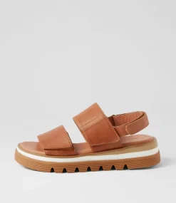 Soner Tan Leather Sandals