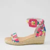 Sprout White Flowermania Leather Espadrilles