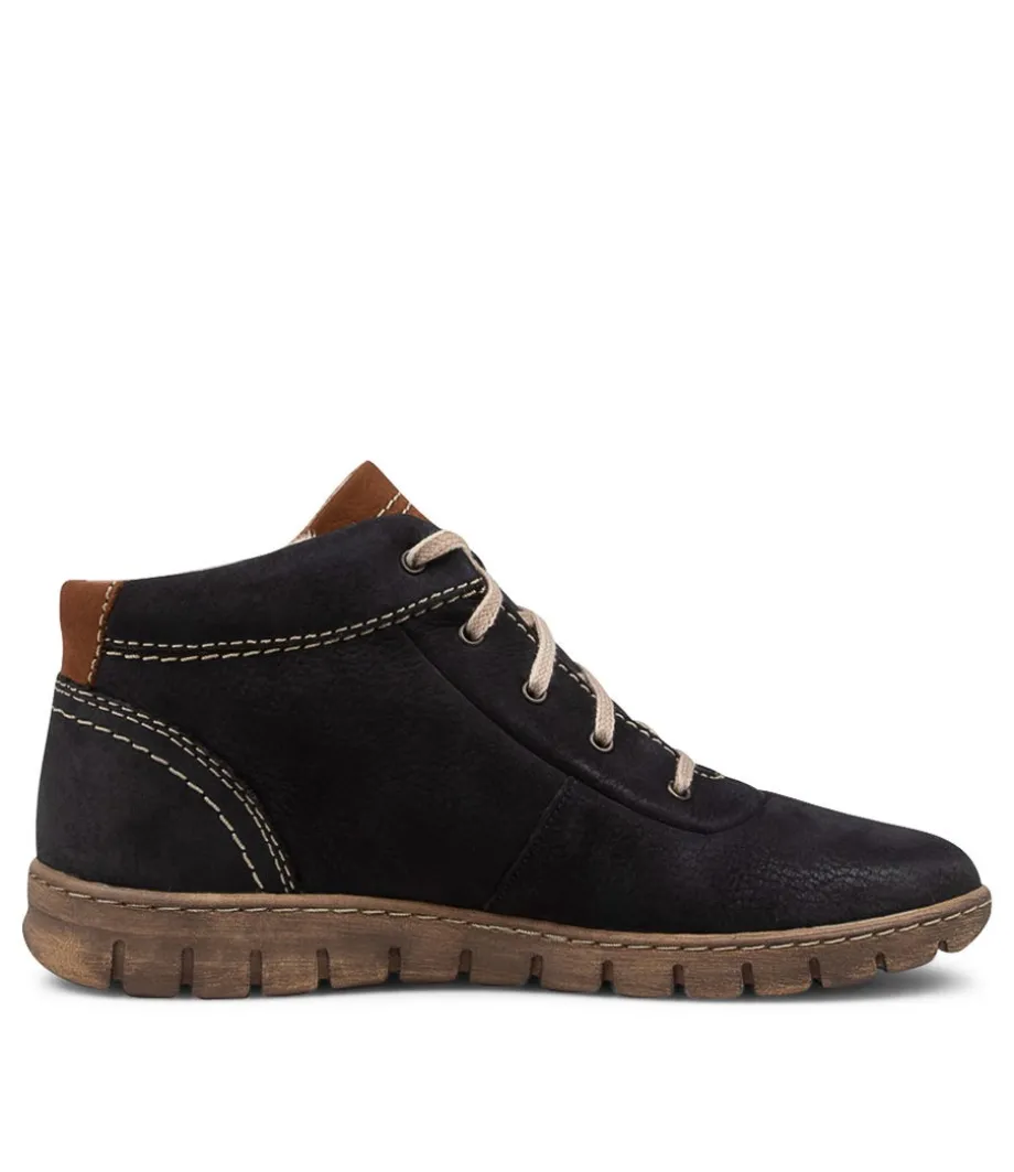 Steffi 53 Ocean Kombi Leather Ankle Boots