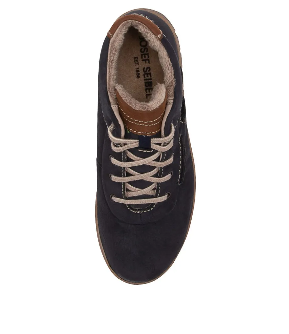 Steffi 53 Ocean Kombi Leather Ankle Boots