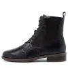 Steveny Xf Navy Leather Ankle Boots