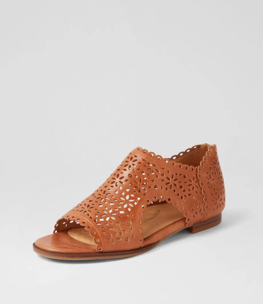 Talexys W Tan Leather Sandals