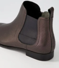 Talia Xf Black Glow Leather Chelsea Boots