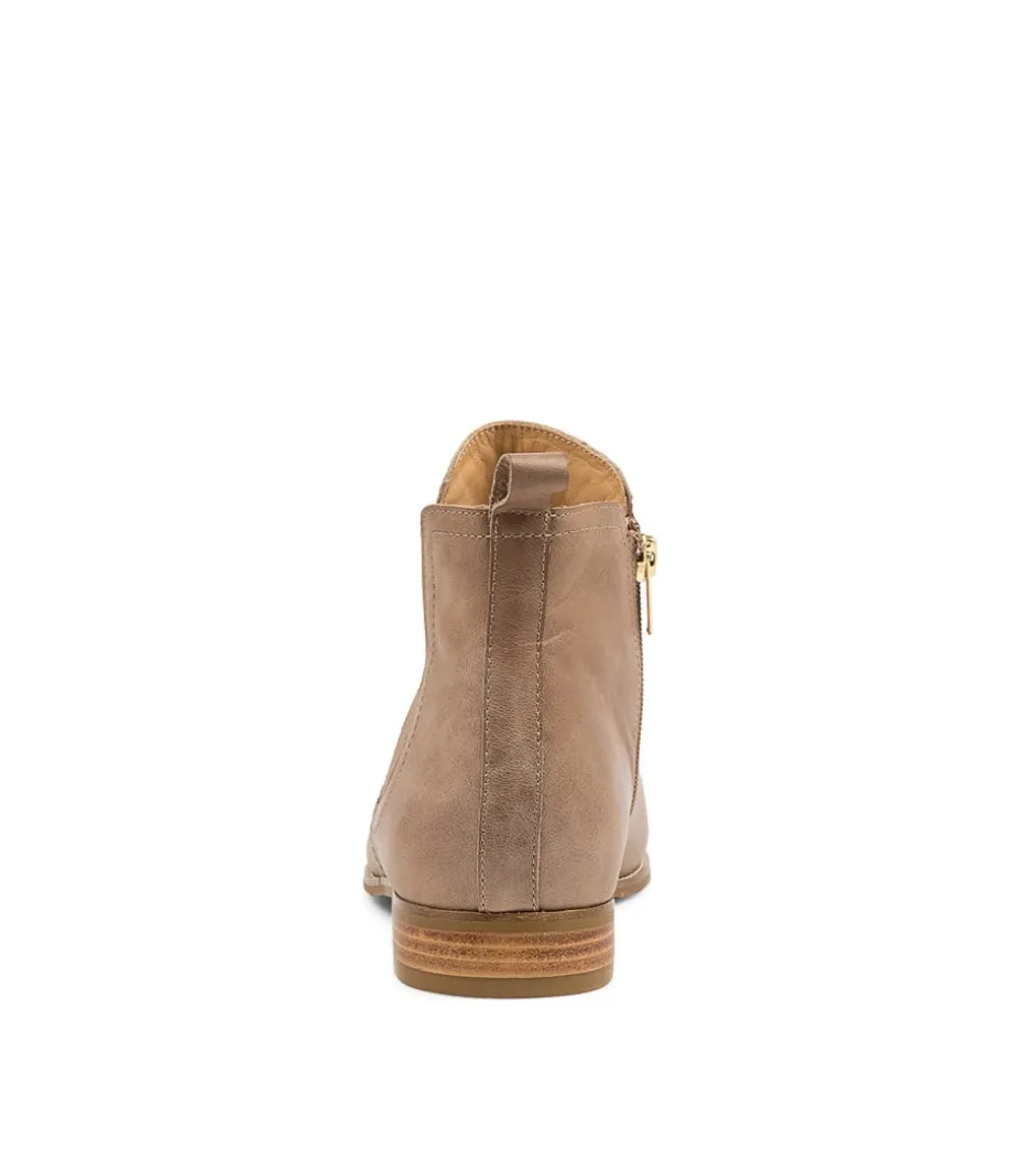 Talia Xf Smoke Leather Ankle Boots