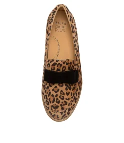 Talise Xf Leopard Black Suede Loafers