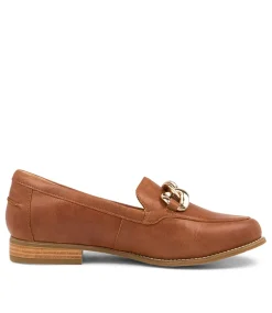 Tamya Xf Cognac Leather Loafers