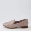 Temimie Dk Stone Leather Flat Shoes