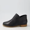 Thiem Xf Black Leather Ankle Boots