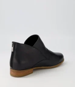 Thiem Xf Black Leather Ankle Boots
